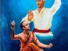 Shri-Jaikishore-Mosalakanti-and-Master-Guru-Dr-Vempatti-Chinna-Satyam-Acrylic-painting-meghna-unni