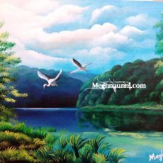 Nature Acrylic on Canvas Painting