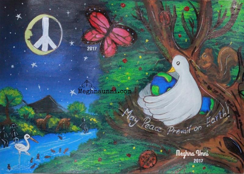 INTERNATIONAL PEACE DAY DRAWING EASY/ WORLD PEACE DAY POSTER/ HOW TO DRAW  WORLD PEACE DAY DRAWING | World peace day, Easy drawings, Online painting