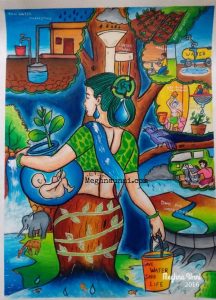 Save Water, Save Life Painting for Water Conservation Painting ...