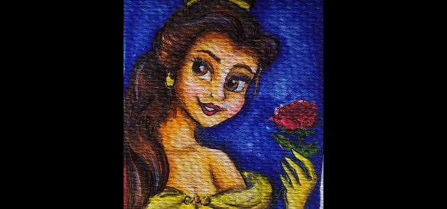 Painting Belle in the Easiest Way! | Painting Video