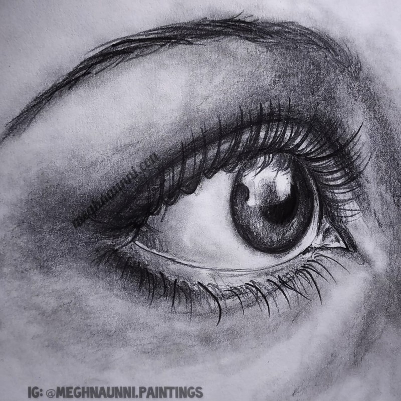 art pencil eye