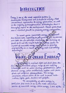 CBSE Class 11 Economics Project | Solar Energy : A Cost Effective ...