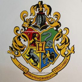 Hogwarts Crest Painting | Emblem Logo Category – Meghnaunni.com