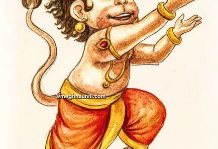 Bala Hanuman Painting : BALA SERIES-3