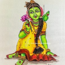 Bala Meenakshi Painting : BALA SERIES-9