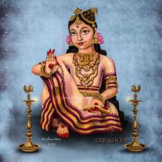 Bāla Navarātri Day 2 :  Bāla Tripurasundari | Navaratri Painting Series 2024