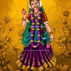 Radha Rani Digital Painting | Commissioned Work