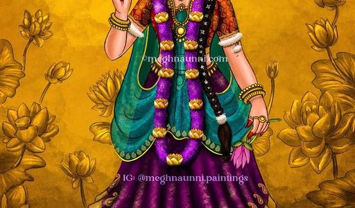 Radha Rani Digital Painting | Commissioned Work