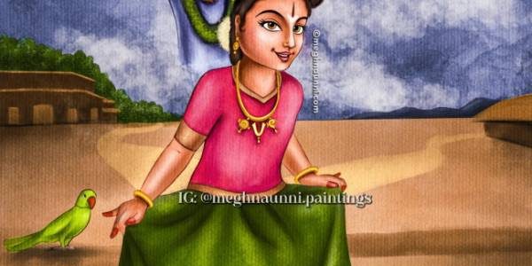 Thiruppavai Pasuram 1:  MARGAZHI THINGAL Painting